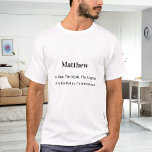 Camiseta Aniversário, mito da lenda, nome da lenda diversão<br><div class="desc">Para uma t-shirt branca e clara. Personalize e adicione sua própria foto do aniversariante/homem. Personalize e adicione um nome,  40 anos e um texto. Texto: O Homem,  O Mito,  A Lenda. Texto preto.</div>