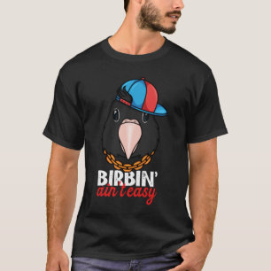 Camiseta Aniversário não é fácil papagaio I Blue mascarado
