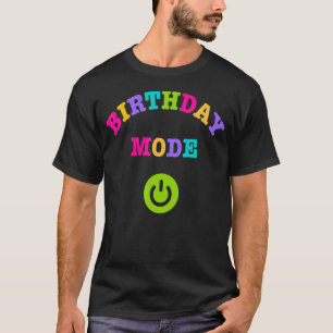 Camiseta Aniversário no Colorir Meu Aniversário