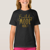Aniversário no T-Shirt