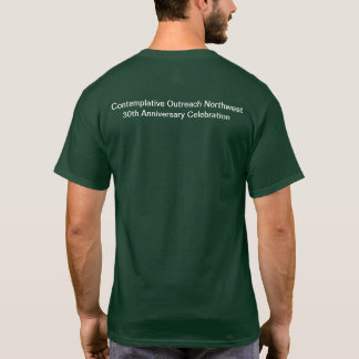 Camiseta Aniversário noroeste do Outreach contemplativo 30o