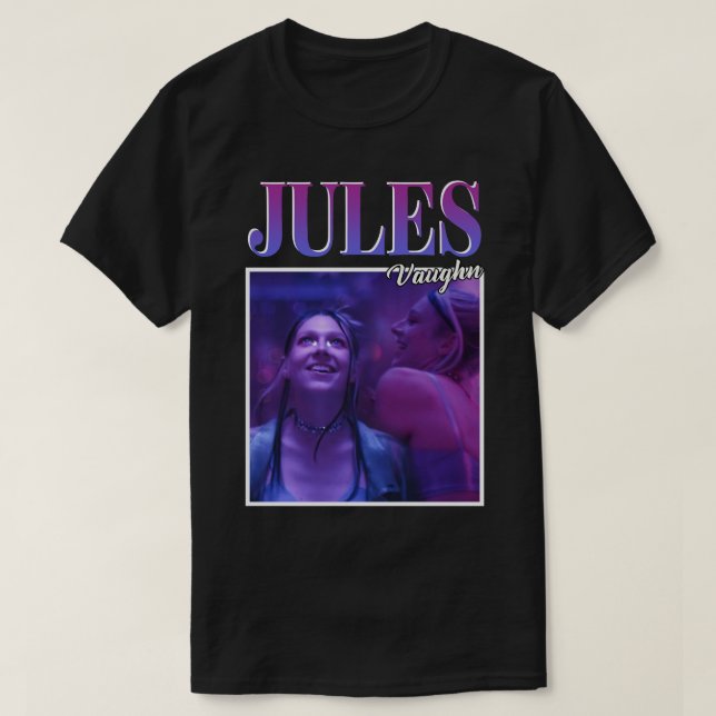Camiseta Aniversário Oferece Jules Euphoria Idol Dando Pé P (Frente do Design)