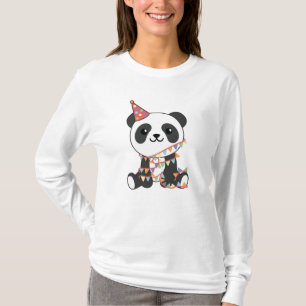 Camiseta Aniversário Panda Para Crianças Um Aniversário