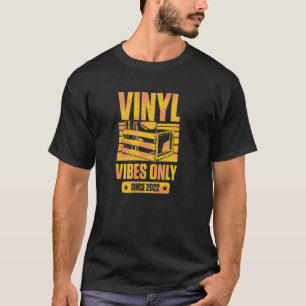 Camiseta Aniversário Para Colecionador de Discos Vibrações