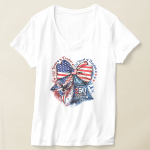 Camiseta Aniversário Patriótico de 250 Anos