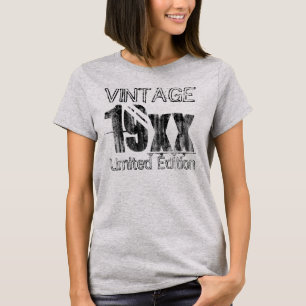 Camiseta Aniversário personalizado da edição limitada do