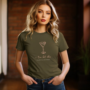 Camiseta Aniversário Personalizado do Tini Bit Antigo