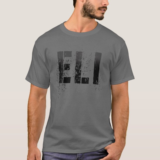 Camiseta Aniversário Personalizado Militar ELI Boy (Frente)