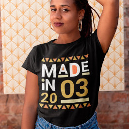 Camiseta Aniversário - Retrô Personalizado Feito Em T-Shirt