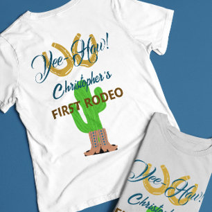 Camiseta Aniversário Rodeio do Cowboy Western
