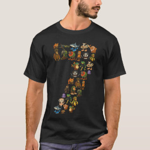 Camiseta Aniversário Rotação Cerebral Italiana 7 Idade Meme