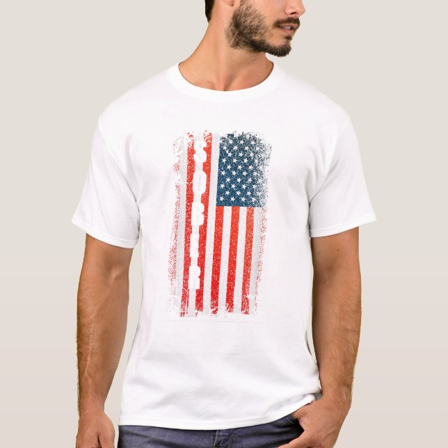 Camiseta Aniversário Sóbrio Americano (Frente)