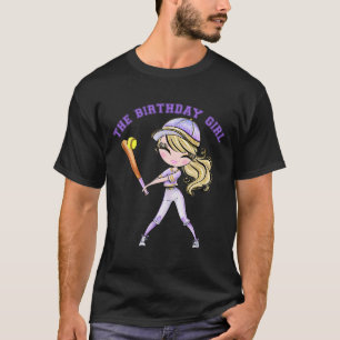Camiseta Aniversário Softll Menina Softll Festa 6 7 8 9 10