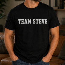 Aniversário Steve Equipe Personalizado Divertido C