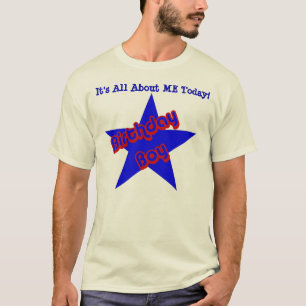 Camiseta Aniversário Todo Sobre Mim Engraçado