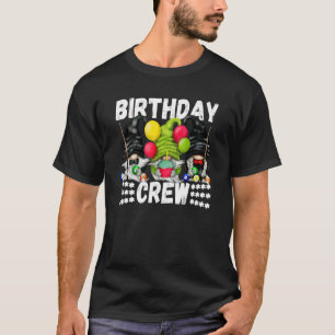 Camiseta Aniversário Tripulação Billiard Avô Gnomo Aniversá