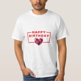 Camiseta ANIVERSÁRIO ÚNICO DE FELIZ Design