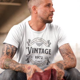 Camiseta Aniversário Vintage Qualquer Ano