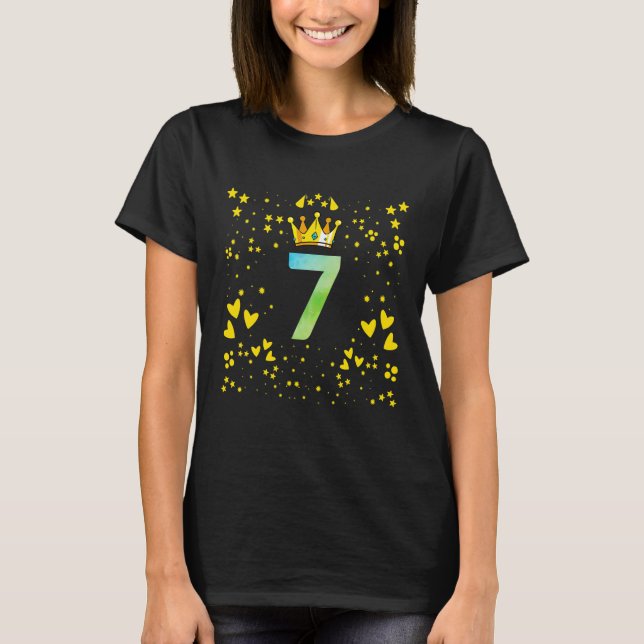 Camiseta aniversários de 7 anos (Frente)
