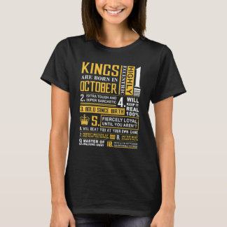 Camiseta Aniversários São Nasceres Em Outubro