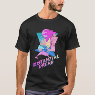 Camiseta Anja de Golfinhos Existente, Estética Vaporwave