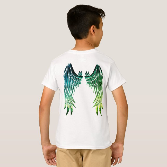 Camiseta anjo (Parte Traseira Completa)