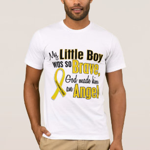 Camiseta ANJO 1 Little Boy do cancer da infância