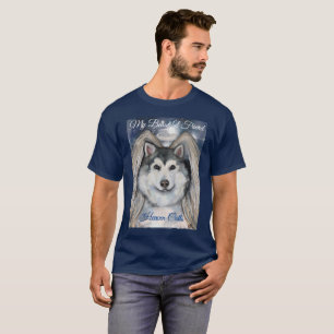 Camiseta Anjo Alaskan Malamute