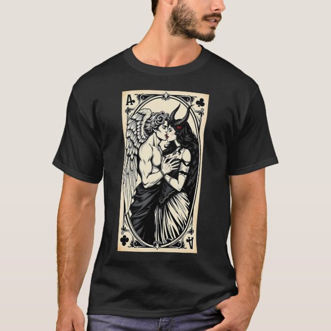 Camiseta Anjo ama demônio 3 (Frente)
