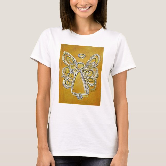 Camiseta Anjo Amarelo (Imagem na Frente) (Frente)