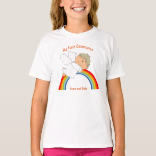 Camiseta Anjo Arco-Íris, Garota-Presente da Primeira Comun
