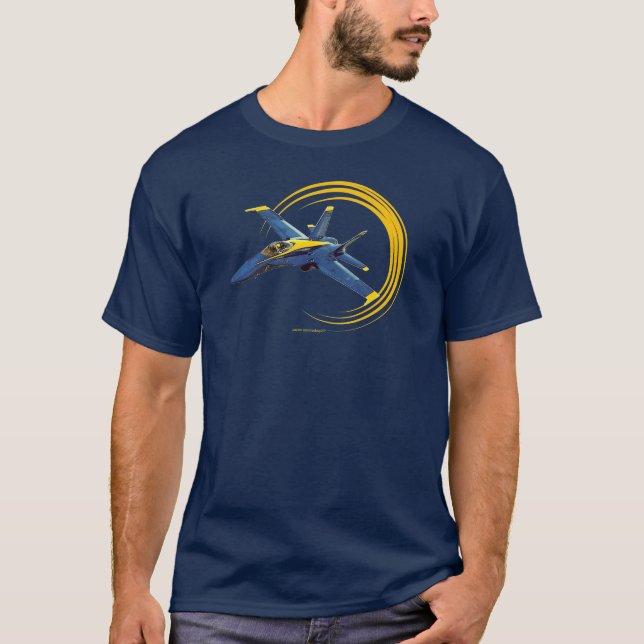 Camiseta anjo azul (Frente)