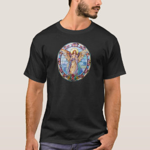 Camiseta Anjo Com Auréola Natal Anjos Religiosos Oração