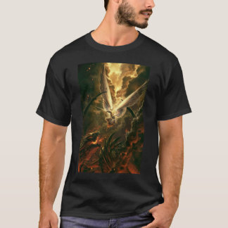 Camiseta Anjo contra o dragão
