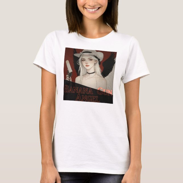 Camiseta Anjo da arma de banana (Frente)