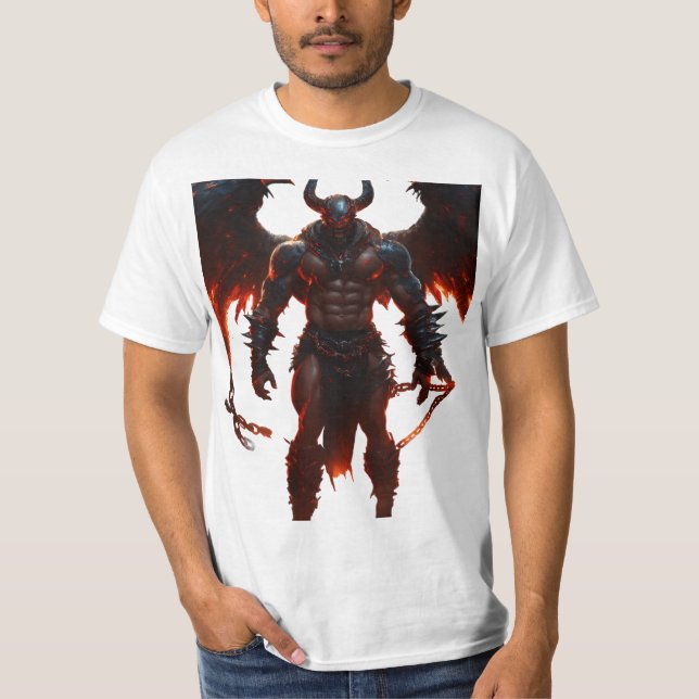 Camiseta "Anjo da Batalha: Esporta Emblemas e Designs Negro (Frente)