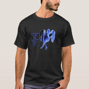 Camiseta Anjo da chama azul