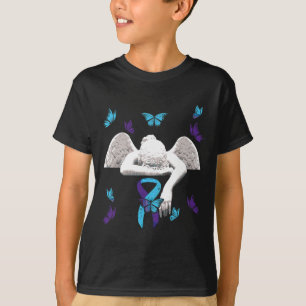 Camiseta Anjo da Fita Anjo da Consciência do Suicídio