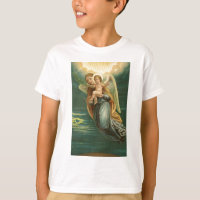 Anjo-da-guarda e bebê Jesus