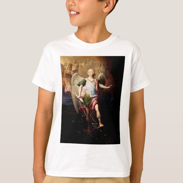 Camiseta Anjo da guarda por Vladimir Borovikovsky (Frente)