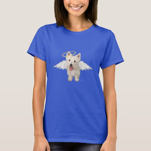 Camiseta Anjo da Guarda Westie (Frente)