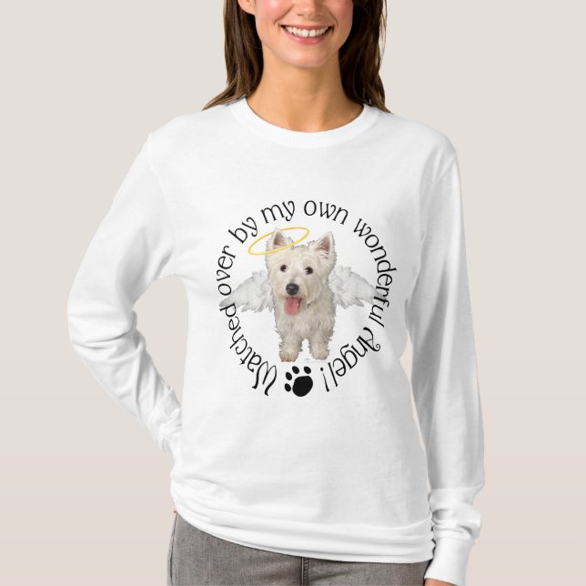 Camiseta Anjo da Guarda Westie (Frente)