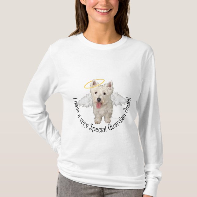 Camiseta Anjo da Guarda Westie (Frente)