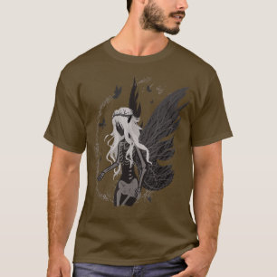 Camiseta Anjo da Morte Borboleta Fada Deus Mãe Fome Escuro