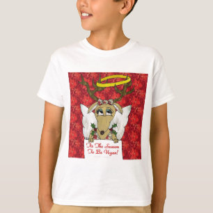 Camiseta Anjo da Rena É a Temporada para ser Vegano