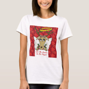 Camiseta Anjo da Rena É a Temporada para ser Vegano