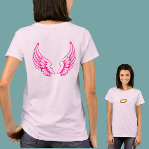 Camiseta Anjo das Asas (Rosa)