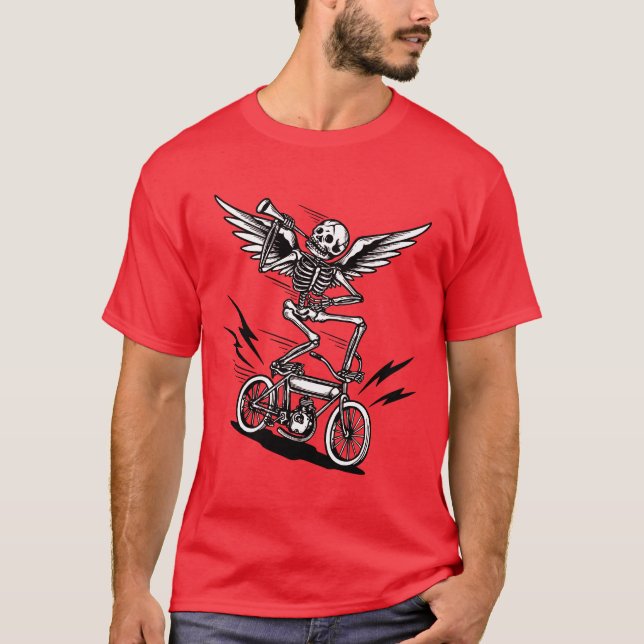 Camiseta Anjo de Moto (Frente)