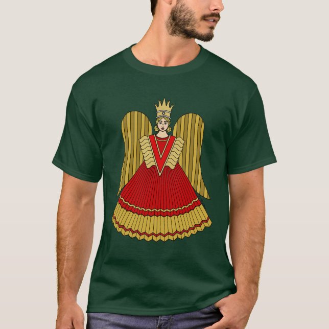 Camiseta Anjo de Natal de Nuremberga (Frente)