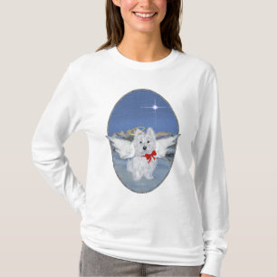 Camiseta Anjo de Natal Westie